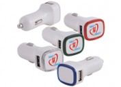 LL9402 Family Light Up Dual USB Car Charger