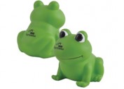 LN1040 Ribbit Rubber Bath Frog (INDENT)