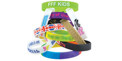Multi Colour Silicone Wristbands