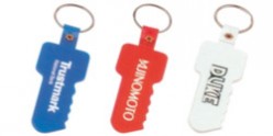 Key Shape Flexible PVC Keytag LN3051 