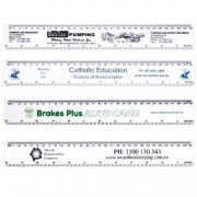 LL12s White 30cm Premium Plastic Ruler