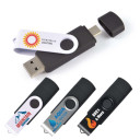 Swivel USB Flash Drive Dual 8GB LL9607